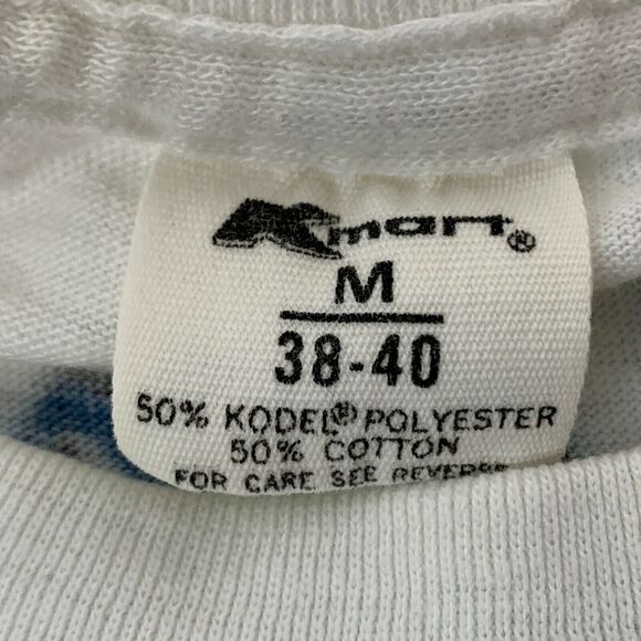 Vintage 80s Captain Nemo Submarine T Shirt Vulcania Disneyland USA White S Small - Picture 8 of 10